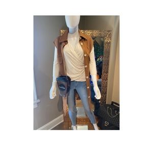 Ralph Lauren Faux Wrap Top